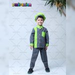 لباس پیش دبستانی پسرانه طوسی فسفری کد 31 - 1