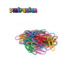 گیره کاغذ رنگی 100 عددی