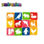 شابلون حیوانات بسته 12 عددی