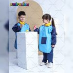 کاور نقاشی مهدکودک ضد آب رنگ سورمه ای آبی