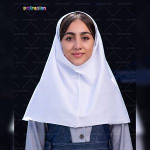 مقنعه تک دبستان طرح ستاره طوسی کد 61