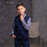 لباس فرم دبستان پسرانه مدل سبلان سورمه ای کد 82 - تصویر 2