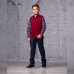 لباس فرم دبستان پسرانه مدل سبلان زرشکی کد 81 - تصویر 2