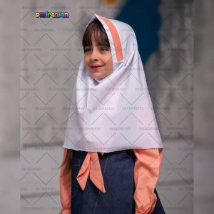 مقنعه پیش دبستانی دخترانه دخترانه لی گلبهی کد 30